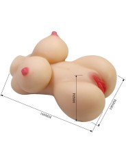 CRAZY BULL - HERTA MINI TORSO VAGINA FEMININA REALISTA 497 G