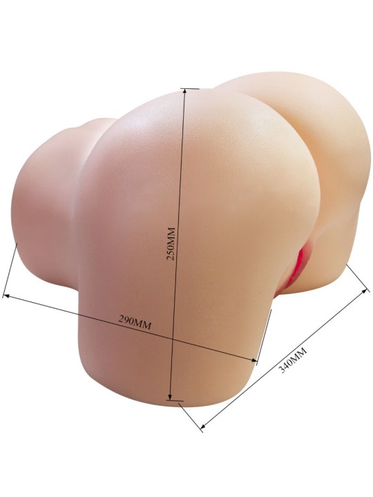 CRAZY BULL - JULIA FESSES FÉMININES RÉALISTES VAGIN ET ANAL 11 KG