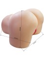 CRAZY BULL - JULIA FESSES FÉMININES RÉALISTES VAGIN ET ANAL 11 KG
