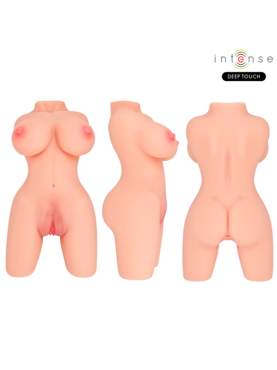 INTENSE DEEP TOUCH - JESSE TORSO MASTURBADOR MULTIPOSICIÓN DOBLE VAGIN