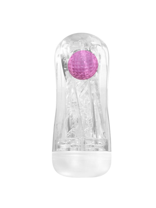 PRETTY LOVE - 360º STRUKTURIERTER MASTURBATIONSBECHER, TRANSPARENT