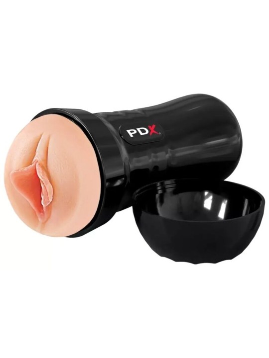 PDX EXTREME - MASTURBADOR REALISTA AUTOLUBRICADO LABIOS SUPER DELICIOS