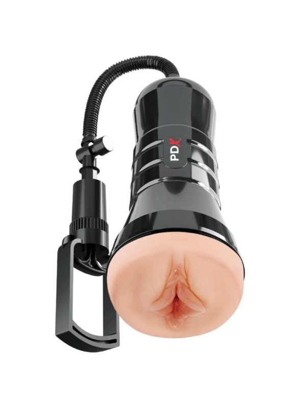 PDX EXTREME - NATTE VAGINA'S SUPERZUIGER XXL LICHTE VAGINA STROKER MET