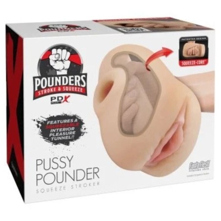 PDX PLUS - MASTURBADOR VAGINA REALÍSTICA PUSSY POUNDER SQUEEZE STROKER