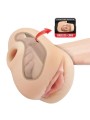 PDX PLUS – REALISTISCHER VAGINA-PUSSY-POOUNDER-SQUEEZE-STROKER 18 CM
