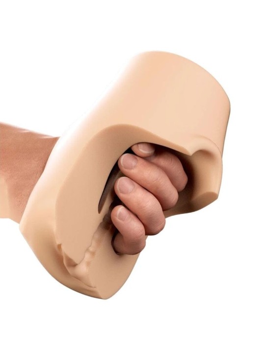 PDX PLUS – REALISTISCHER VAGINA-PUSSY-POOUNDER-SQUEEZE-STROKER 18 CM