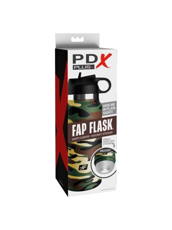 PDX PLUS - FAP FLASK HAPPY CAMPER DISCRETE MASTURBATOR CAMOUFLAGE