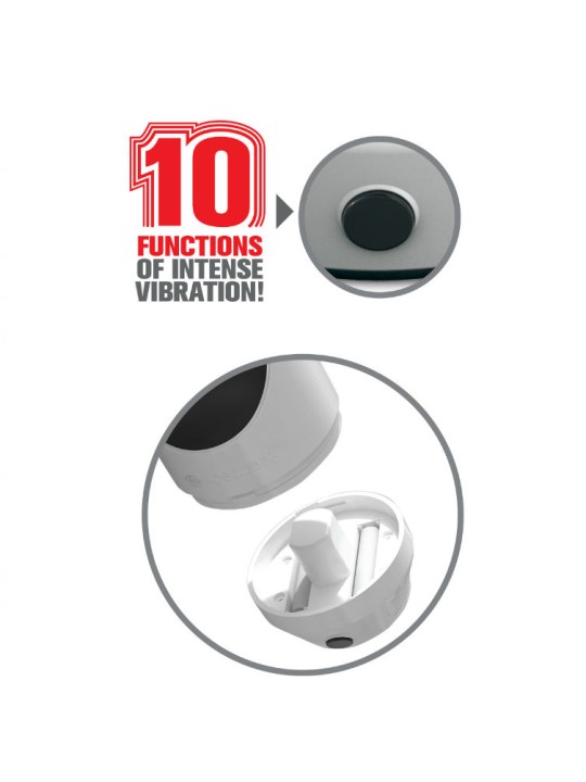 EXTREME TOYZ - PIPEDREAM MEGA GRIP VAGINA MASTURBADOR VIBRADOR