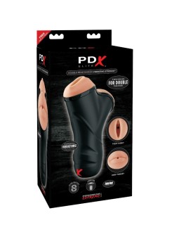 PDX ELITE - VIBRIERENDER STROKER MIT DOPPELPENETRATION