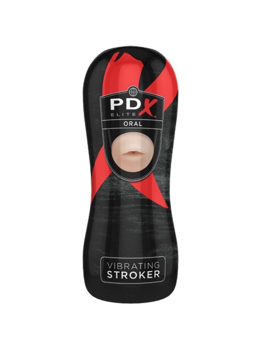 PDX ELITE - VIBRATING ORAL STROKER