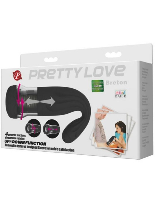 PRETTY LOVE - BRETON MULTIFUNCTIONELE OPLAADBARE MASTURBATOR