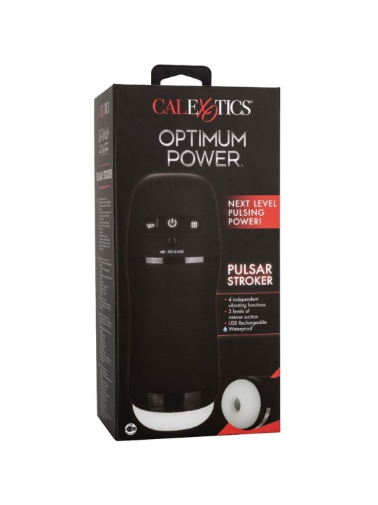 CALEXOTICS - OPTIMUM POWER VIBRATING SUCTION MASTURBATOR