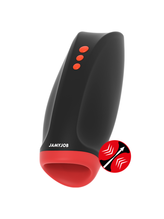 JAMYJOB - NOVAX MASTURBATOR WITH VIBRATION AND COMPRESSION