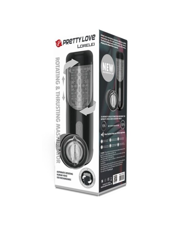PRETTY LOVE - LORELEI MULTIFUNCTION RECHARGEABLE MASTURBATOR