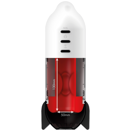 JAMYJOB - ROCKET MASTURBATOR TECNOLOGIA DI COMPRESSIONE MORBIDA E VIBR