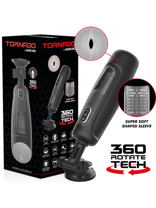 JAMYJOB - TORNADO MASTURBADOR 360 ROTATE TECH