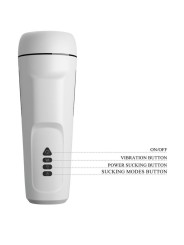 PRETTY LOVE - SIENNA VIBRATING MALE MASTURBATOR WITH VOICE AND SUCTION