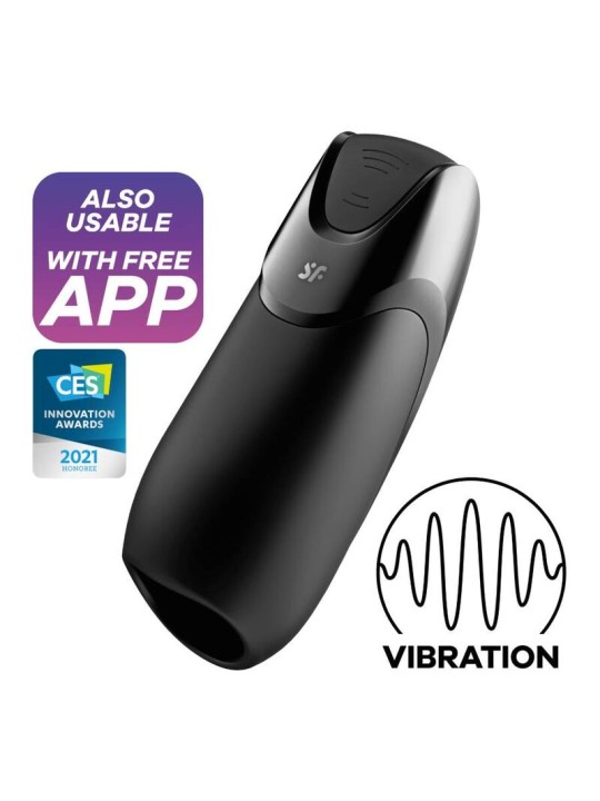 SATISFYER - MEN VIBRATION+ PRETO