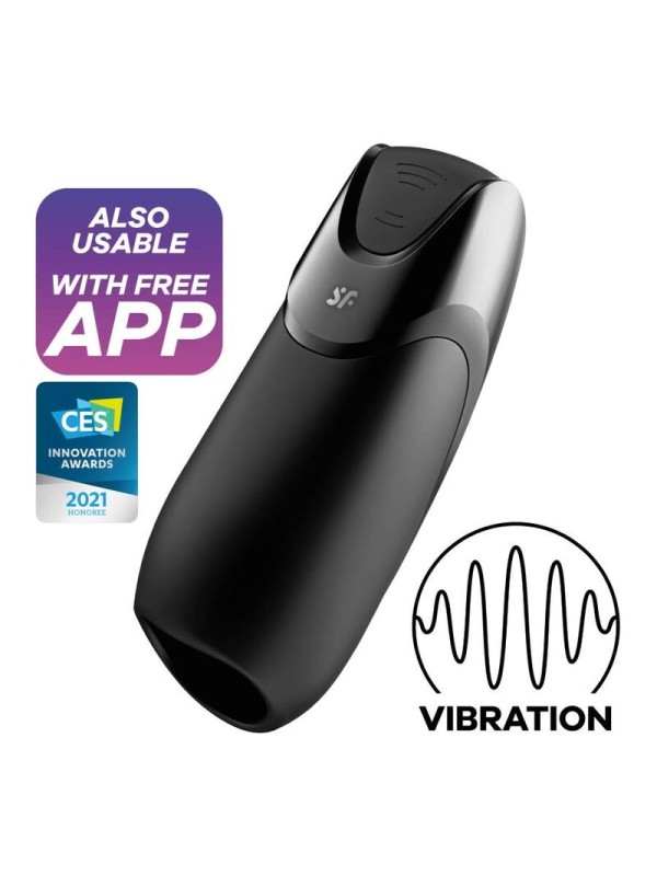 SATISFYER - MEN VIBRATION+ PRETO