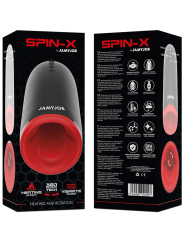 JAMYJOB - SPIN-X HEATING AND ROTATION MASTURBATOR