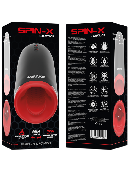 JAMYJOB - SPIN-X HEIZ- UND ROTATIONS-MASTURBATOR