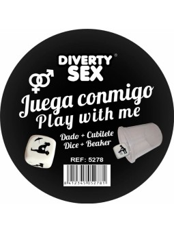 DIABLO PICANTE - DADO DURO BRANCO COM POSIÇÕES E CUBO