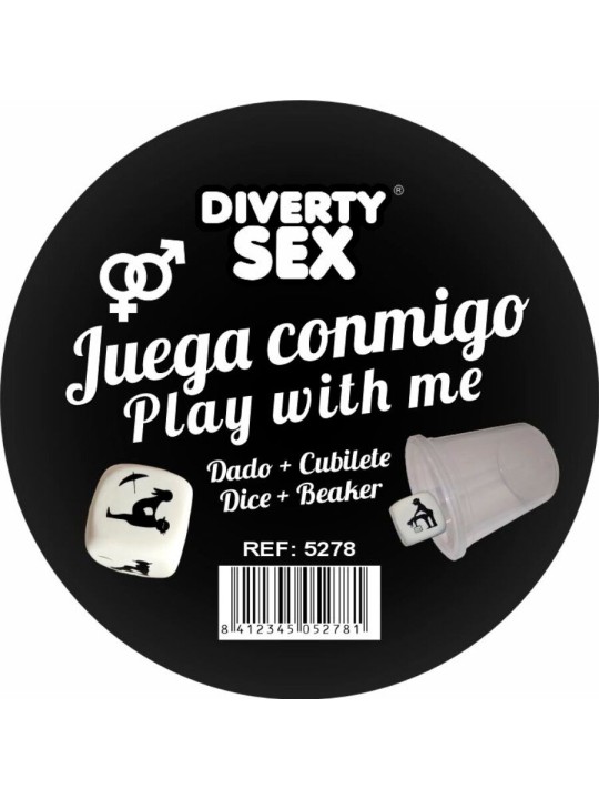 DIABLO PICANTE - WHITE HARD DICE WITH POSITIONS AND CUBE