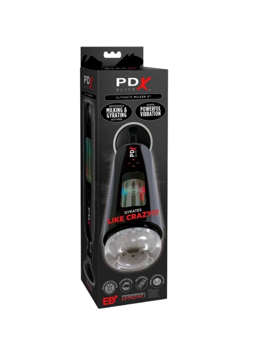 PDX ELITE - STROKER ULTIMATE MILKER 2 ROTATIF ET VIBRATEUR
