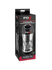 PDX ELITE - VIBRATEUR STROKER VIEWTUBE PRO TRANSPARENT