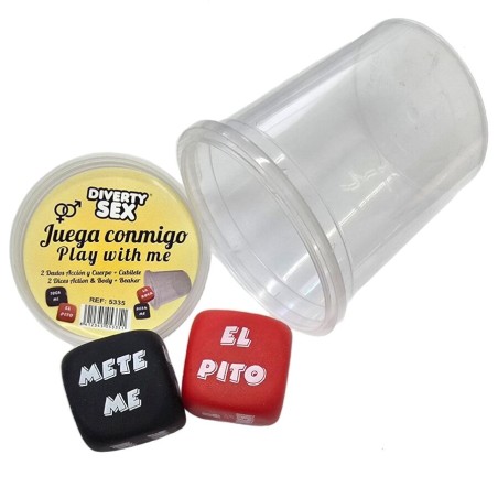 DIABLO PICANTE - DOBBELSPEL WERKWOORD + LICHAAMSDEEL MET BEKER