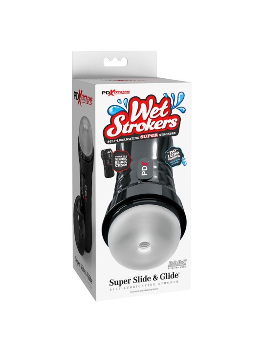 PDX EXTREME - SLIDE & GLIDE ZELFSMEERBARE MASTURBATOR DOORZICHTIG