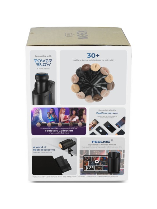 KIIROO - KEON WIFI COMBO AUTOMATISCHER MASTURBATOR + FEEL STROKER