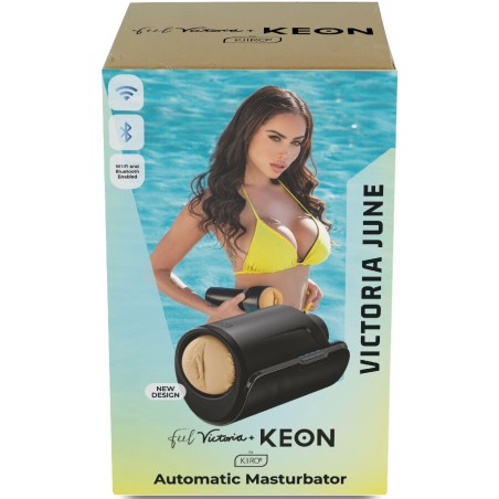 KIIROO - KEON WIFI COMBO VICTORIA JUNE AUTOMATISCHER MASTURBATOR + FEE