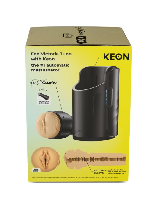 KIIROO - KEON WIFI COMBO VICTORIA JUNE AUTOMATISCHER MASTURBATOR + FEE