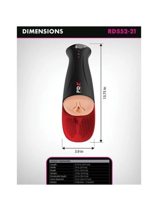 PDX ELITE - FUCK-O-MATIC PRO XL AUTOMATISCHE MASTURBATOR 42 CM