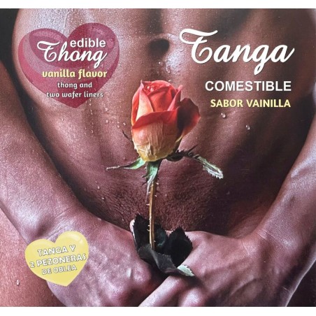 HOTFLOWERS - STRONG + 2 TEPEL VANILLE WAFER MANNEN /es/pt/en/fr/it/