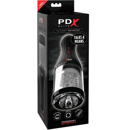 PDX ELITE - MASTURBATOR MET GELUID TALK DIRTY ROTOBATOR