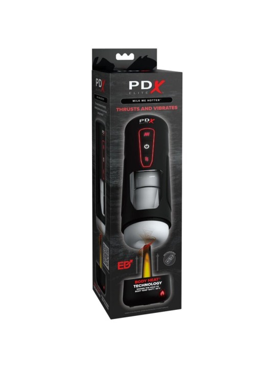 PDX ELITE - MASTURBADOR AUTOMÁTICO MILK ME HOTTER COM VIBRAÇÃO DE EFEI