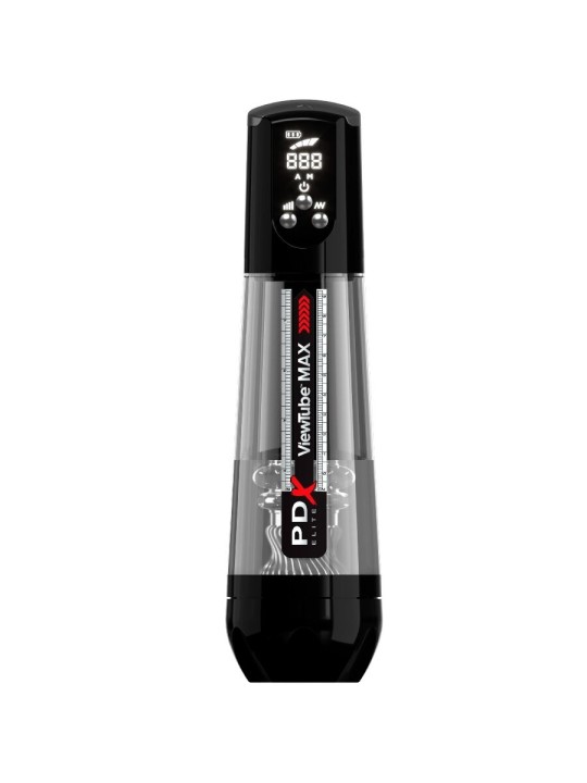 PDX ELITE - VIEWTUBE MAX VIEW AUTOMATISCHE MASTURNADOR MET TRANSPARANT