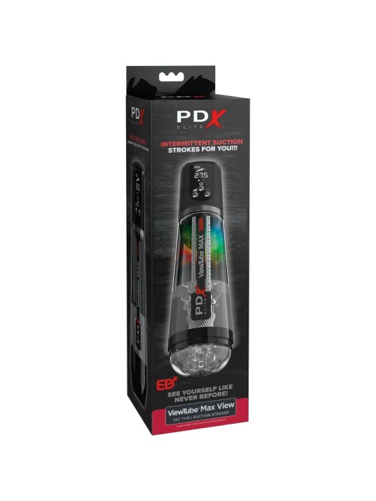 PDX ELITE - VIEWTUBE MAX VIEW AUTOMATISCHER MASTURNADOR MIT TRANSPAREN