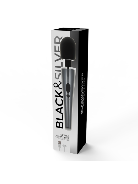 BLACK&SILVER - DEXTER MASSAGE WAND