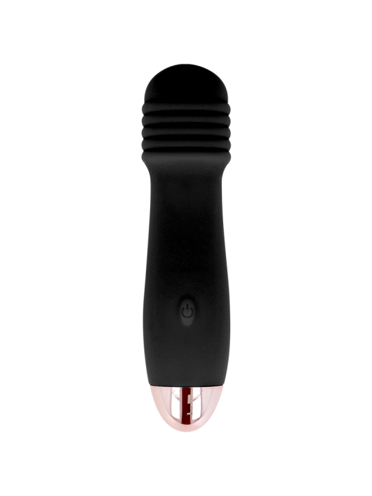 DOLCE VITA - AUFLADBARER VIBRATOR DREI SCHWARZ 7 GESCHWINDIGKEIT