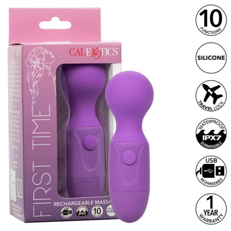 CALEXOTICS - EERSTE KEER OPLAADBARE MASSAGER 10 VIBRATIES VIOLET