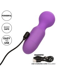 CALEXOTICS - EERSTE KEER OPLAADBARE MASSAGER 10 VIBRATIES VIOLET