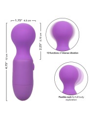 CALEXOTICS - FIRST TIME RECHARGEABLE MASSAGER 10 VIBRATIONS PURPLE