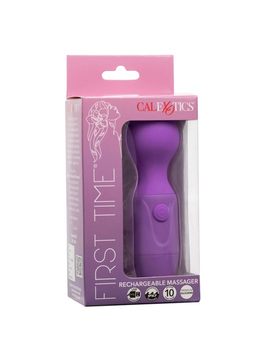 CALEXOTICS - FIRST TIME RECHARGEABLE MASSAGER 10 VIBRATIONS PURPLE