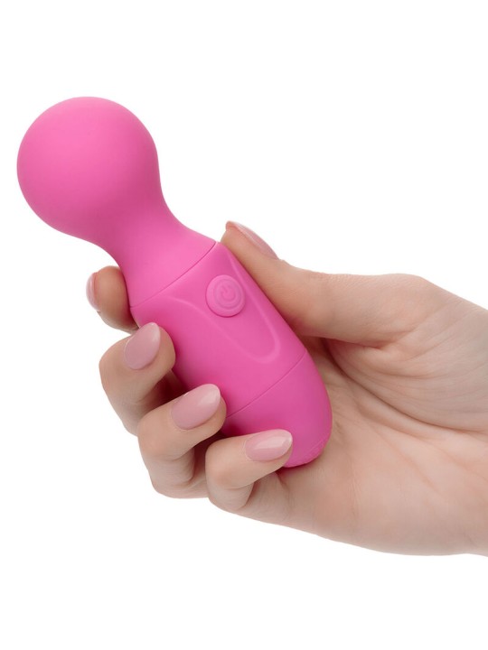 CALEXOTICS - FIRST TIME MASSAGEADOR RECARREGÁVEL 10 VIBRAÇÕES ROSA