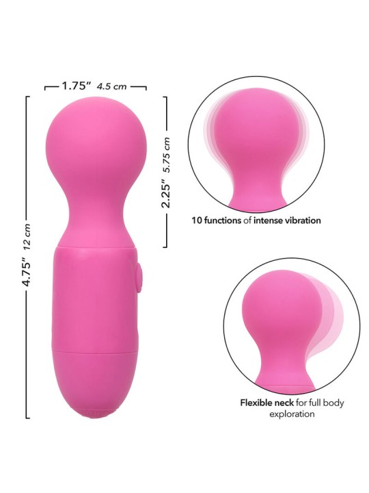 CALEXOTICS - FIRST TIME WIEDERAUFLADBARER MASSAGER 10 VIBRATIONEN ROSA