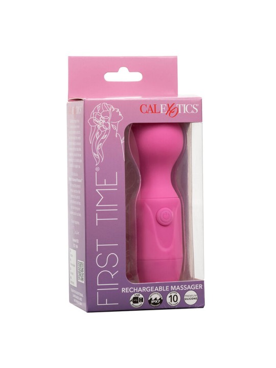 CALEXOTICS - FIRST TIME WIEDERAUFLADBARER MASSAGER 10 VIBRATIONEN ROSA