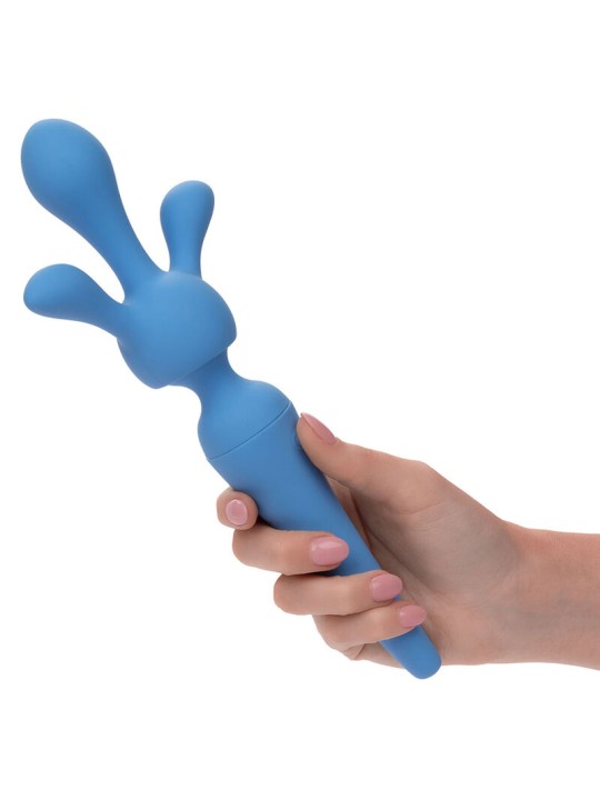 CALEXOTICS - COUTURE KIT VIBRATOR WAND 10 VIBRATIES BLAUW